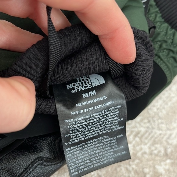 Brand New The North Face Montana Utility Gloves Green Black Touchscreen DryVent - Picture 14 of 16